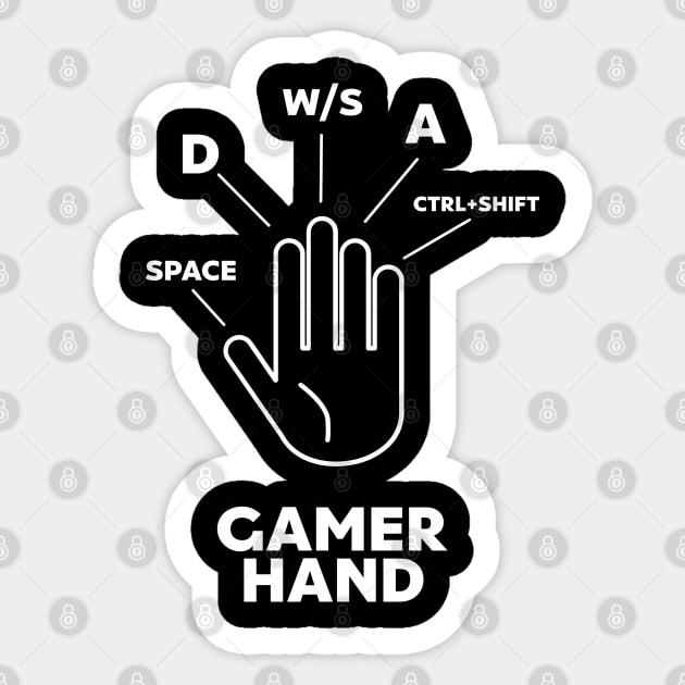 Gamer Hand Sticker by Issho Ni